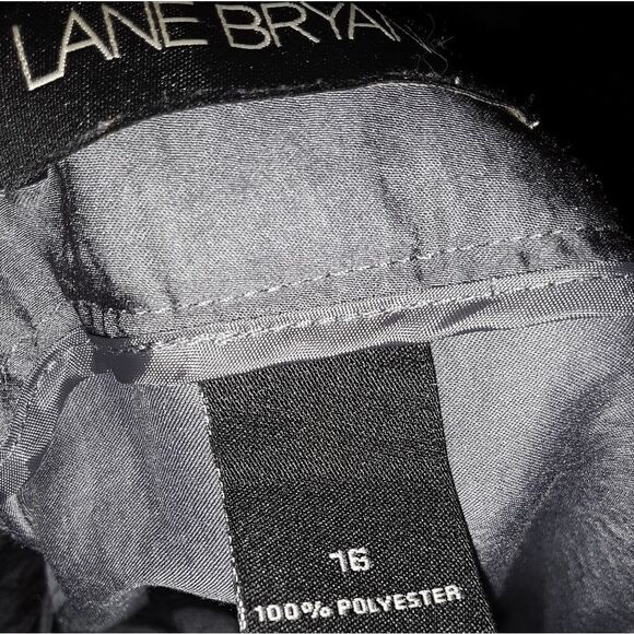 Lane Bryant Gray/Silver Dressy Evening Pants - Picture 3 of 4